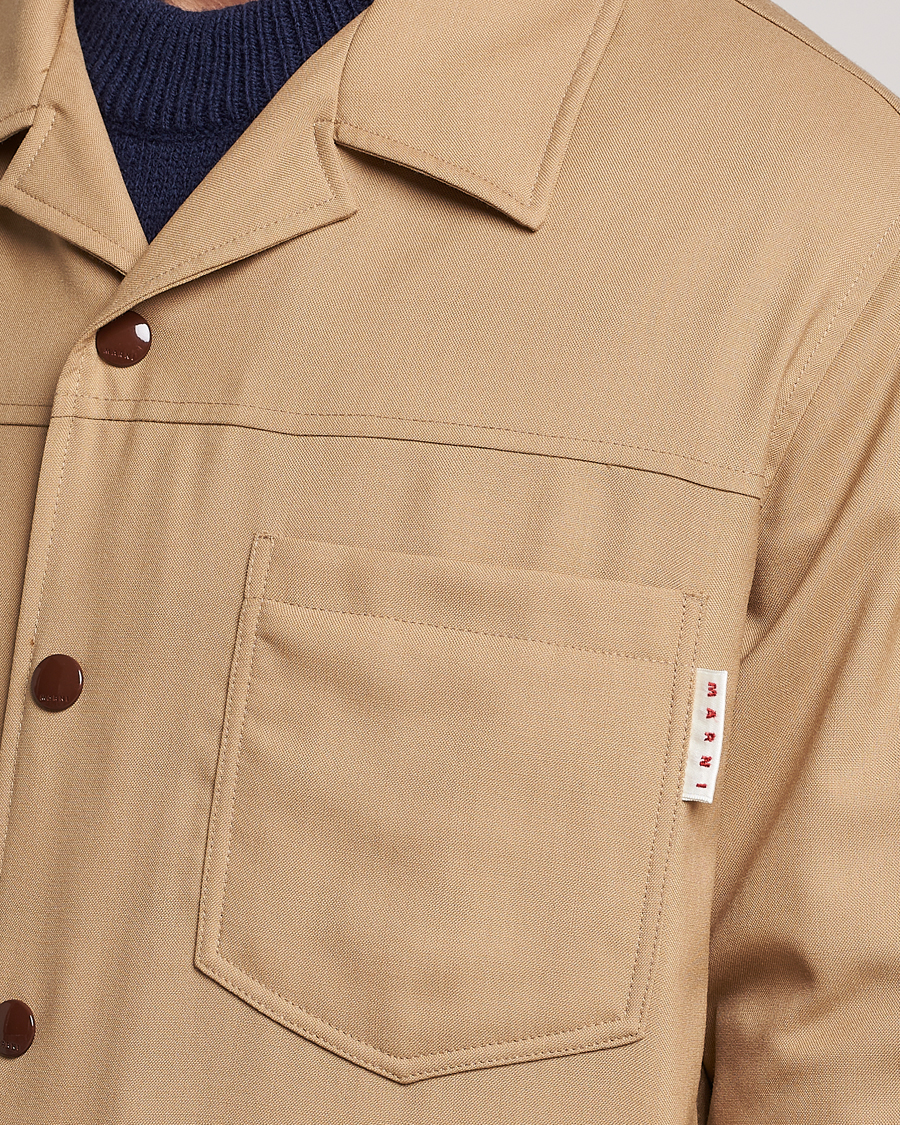 Homme | Manteaux Et Vestes | Marni | Virgin Wool Shirt Jacket Dijon