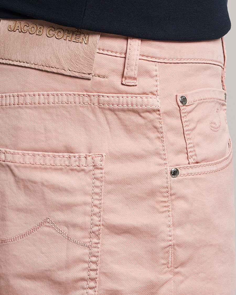 Homme | Shorts | Jacob Cohën | Nicolas Cotton Twill Shorts Pink