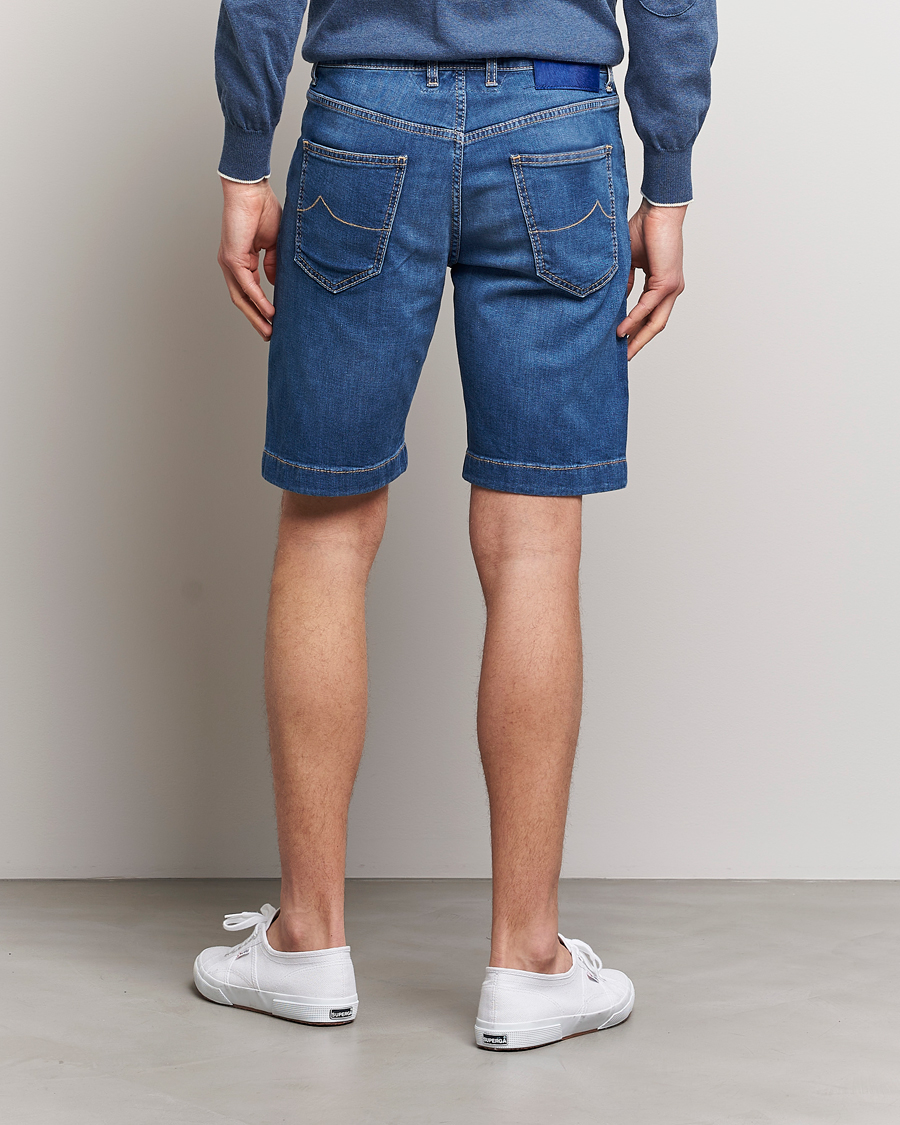 Homme | Shorts | Jacob Cohën | Nicolas Jeans Shorts Light Blue