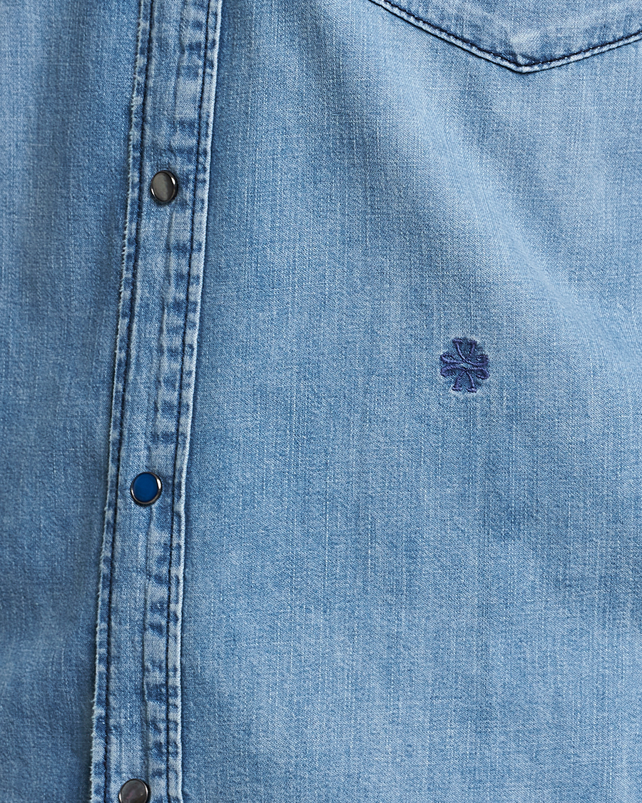 Homme | Chemises | Jacob Cohën | Western Denim Shirt Light Blue