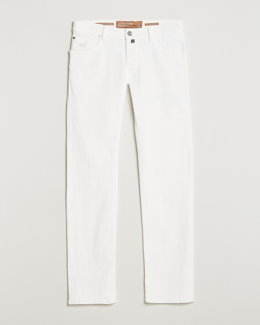 Homme | Jeans | Jacob Cohën | Nick Limited Edition Slim Fit Jeans White