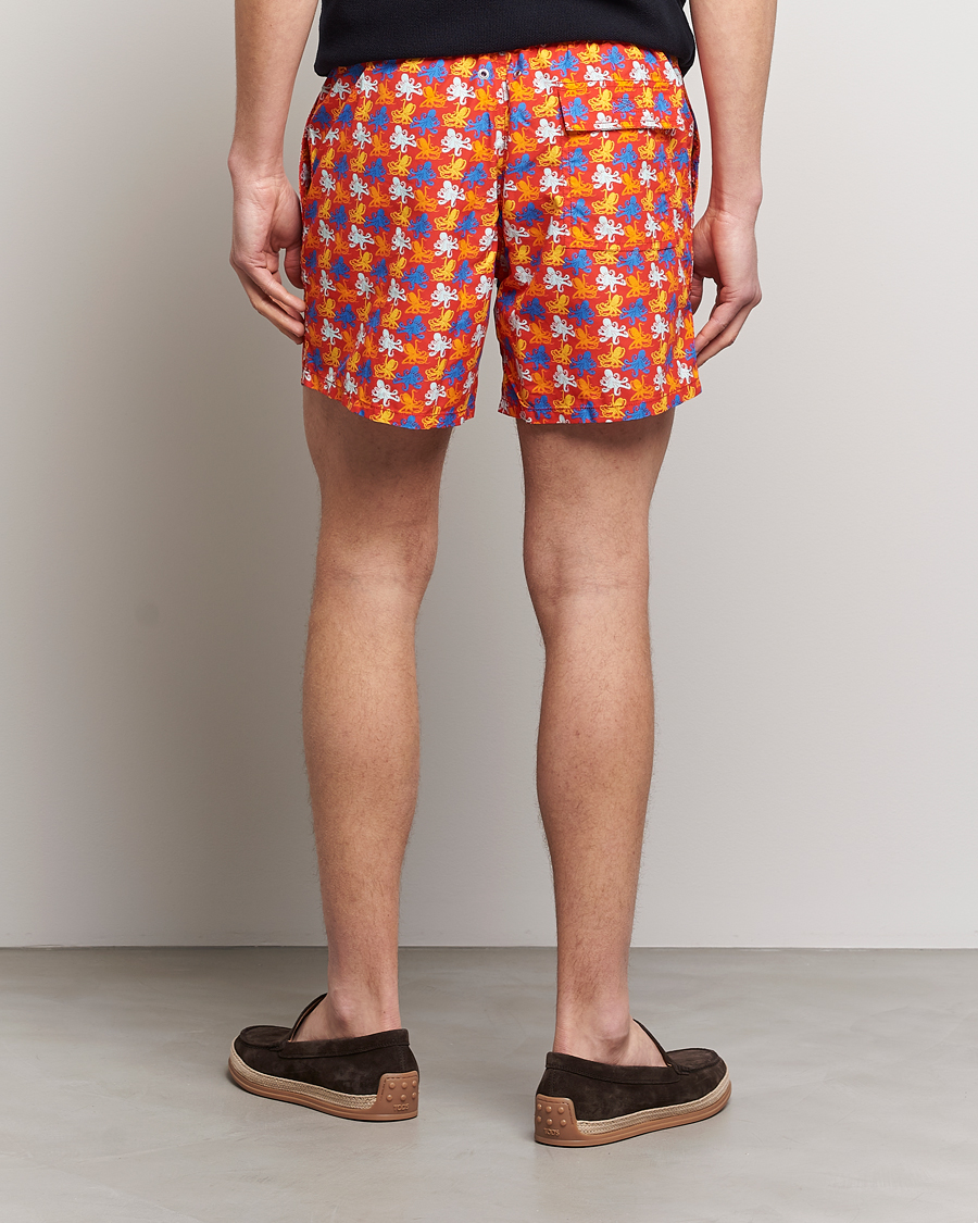 Homme | Maillots De Bain | Vilebrequin | Moorea Swimshorts Coquelicot