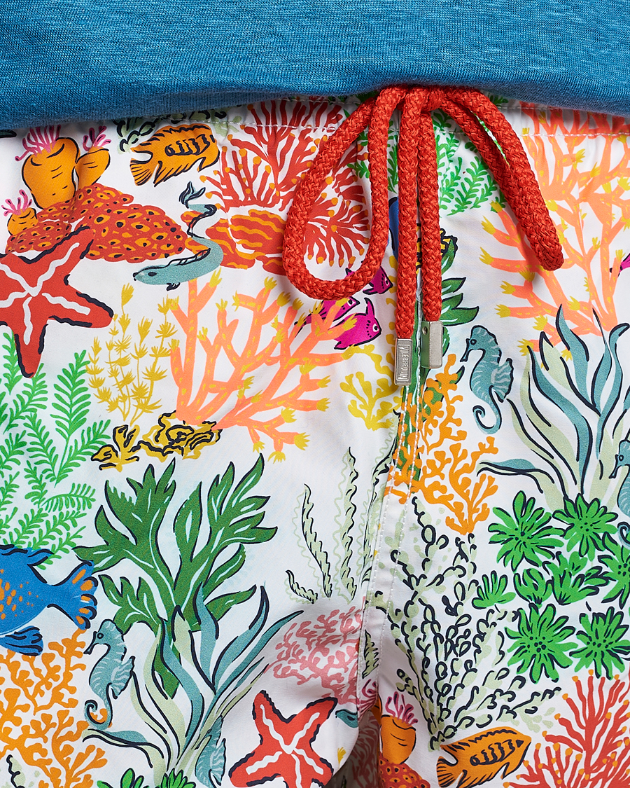 Homme | Maillots De Bain | Vilebrequin | Moorea Swimshorts Blanc