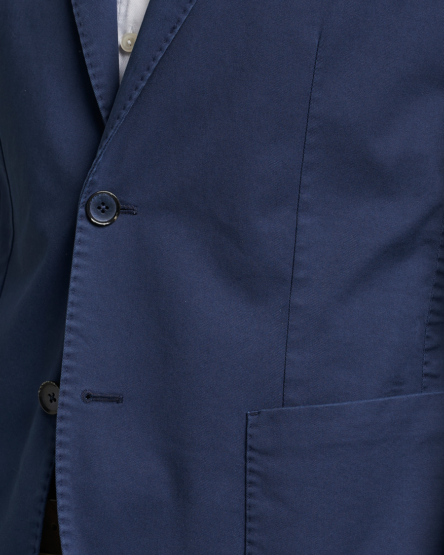 Homme | Blazers | L.B.M. 1911 | Jack Regular Fit Cotton Stretch Blazer Navy