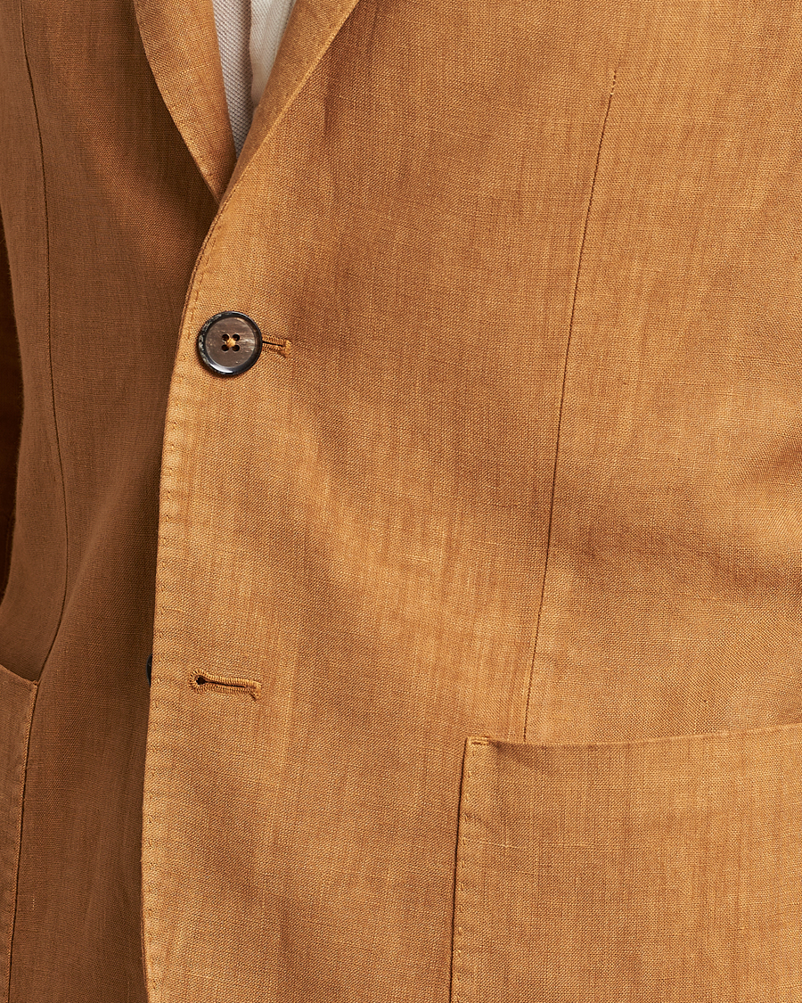 Homme | Blazers | L.B.M. 1911 | Jack Regular Fit Linen Blazer Camel