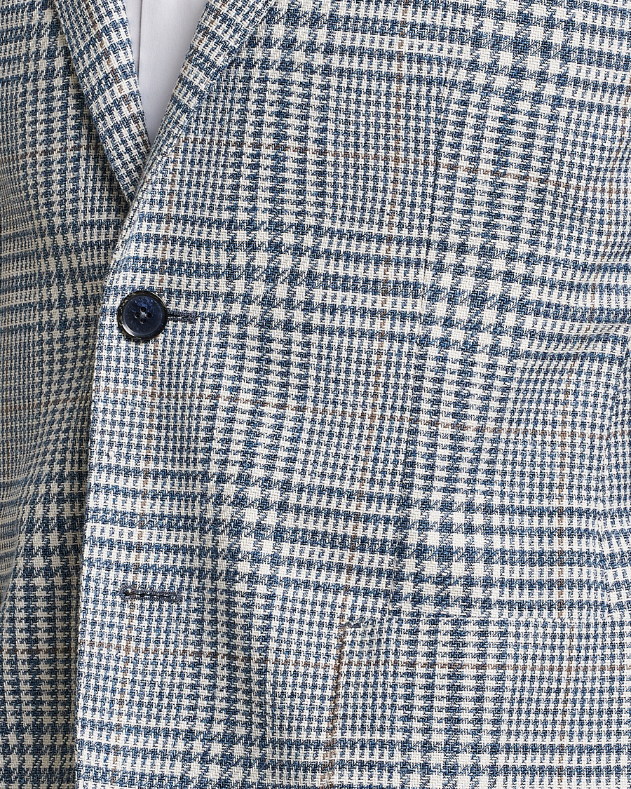 Homme | Blazers | L.B.M. 1911 | Jack Regular Fit Houndstooth Checked Blazer Blue