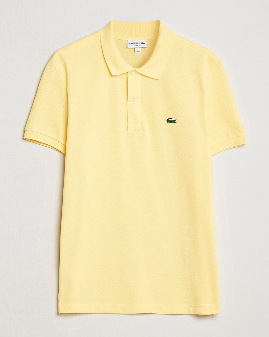 Homme | Polos | Lacoste | Slim Fit Polo Piké Yellow