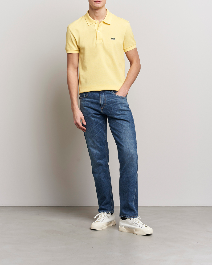 Homme | Polos | Lacoste | Slim Fit Polo Piké Yellow