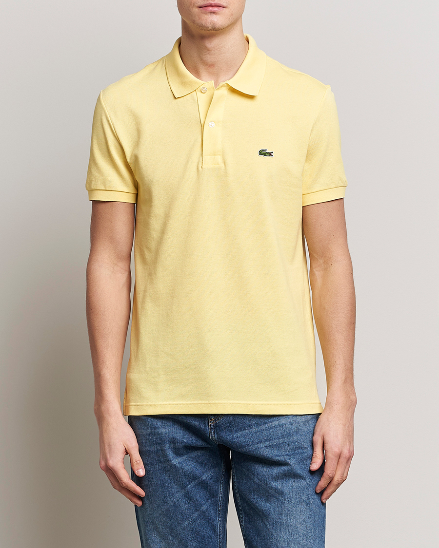 Homme | Polos | Lacoste | Slim Fit Polo Piké Yellow