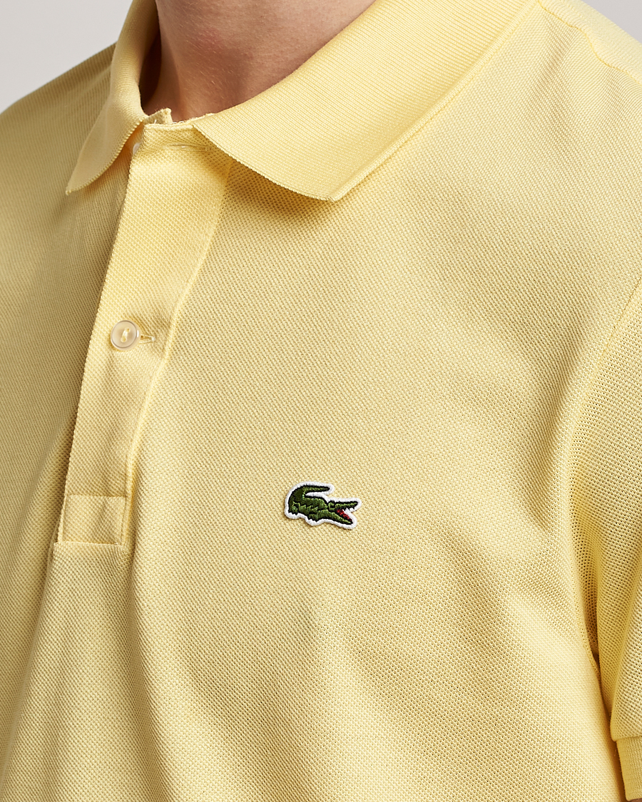 Homme | Polos | Lacoste | Slim Fit Polo Piké Yellow