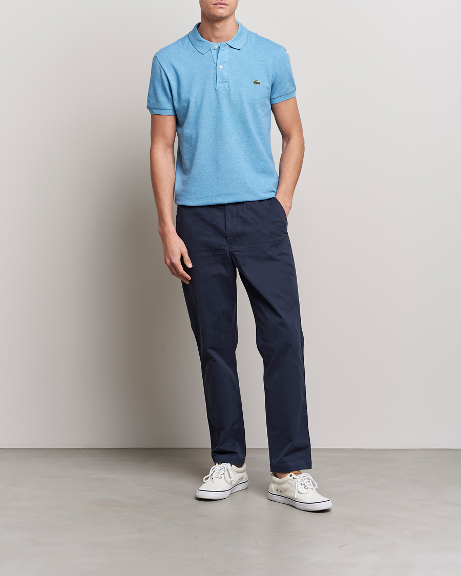 Homme | Polos | Lacoste | Slim Fit Polo Piké Heather Thermal