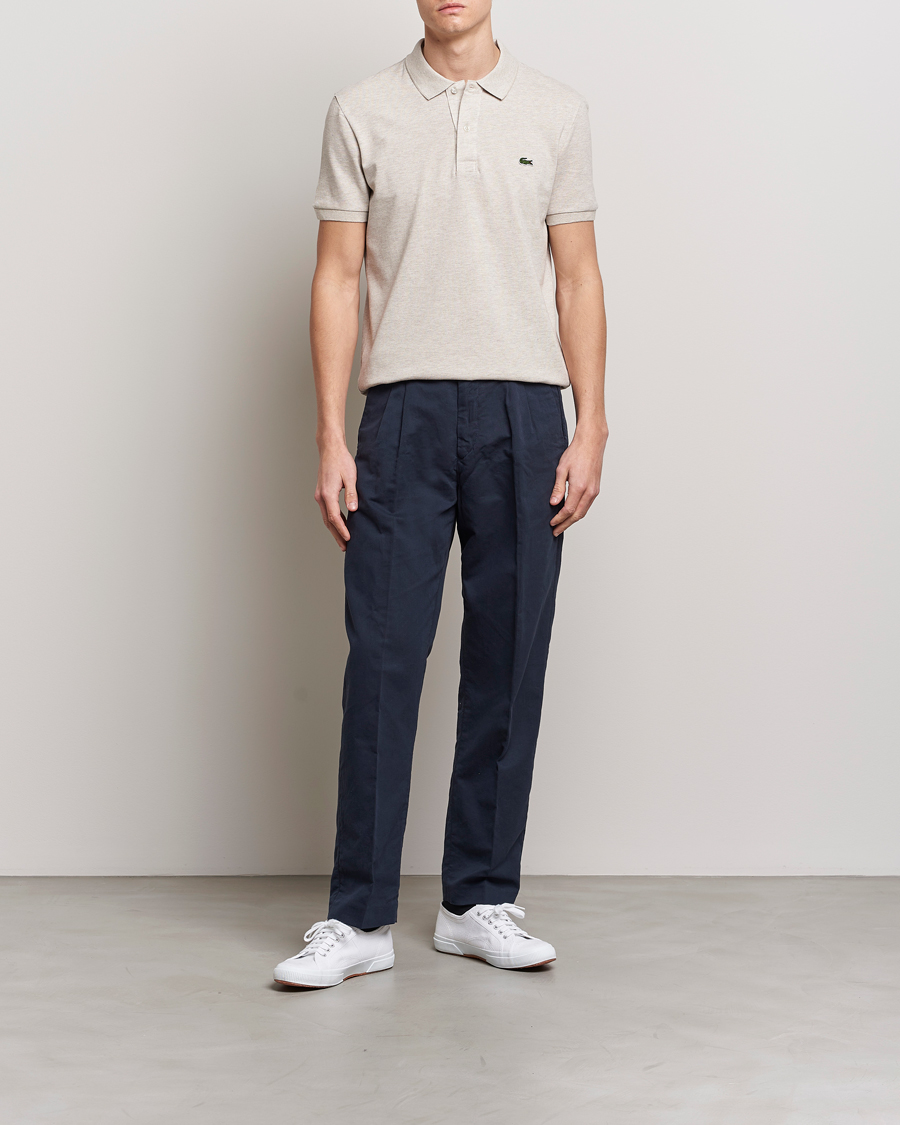 Homme | Polos | Lacoste | Slim Fit Polo Piké Heather Wicker