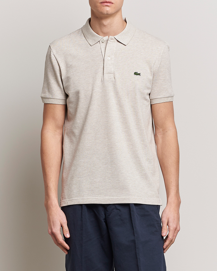 Homme | Polos | Lacoste | Slim Fit Polo Piké Heather Wicker