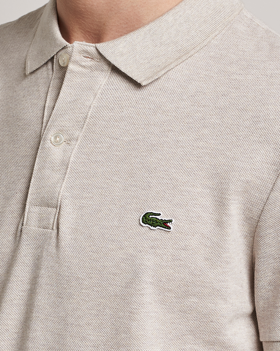 Homme | Polos | Lacoste | Slim Fit Polo Piké Heather Wicker