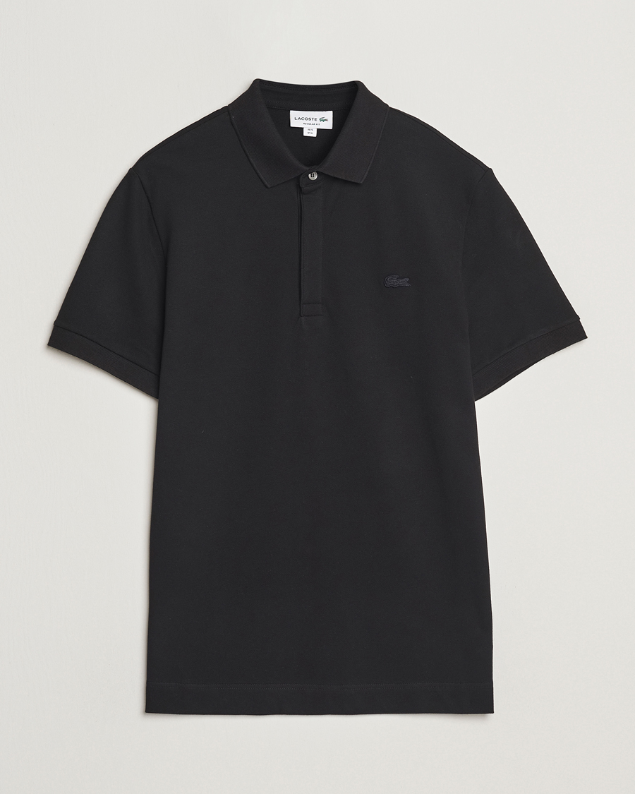 Homme | Polos | Lacoste | Paris Polo Piké Black