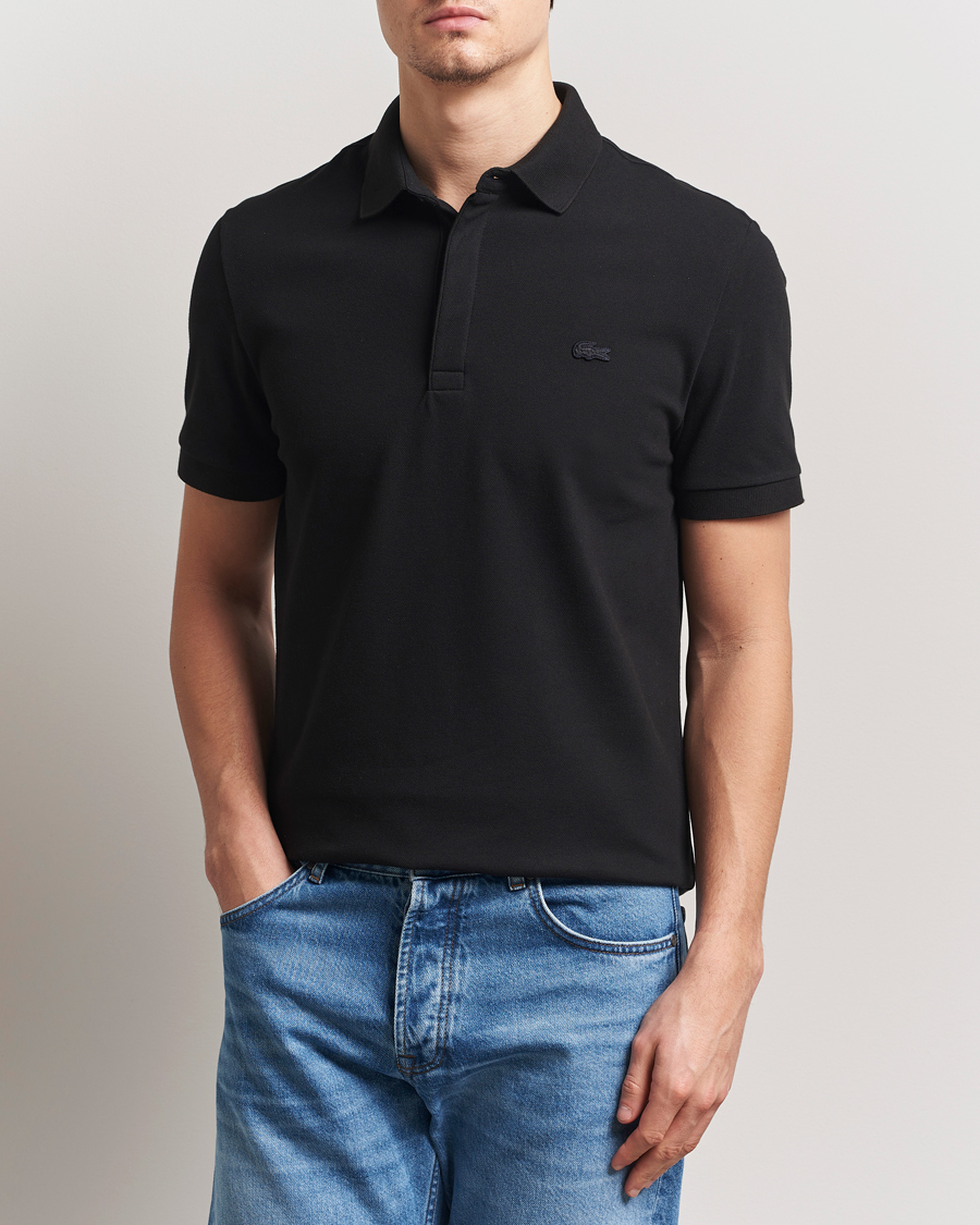 Homme | Polos | Lacoste | Paris Polo Piké Black