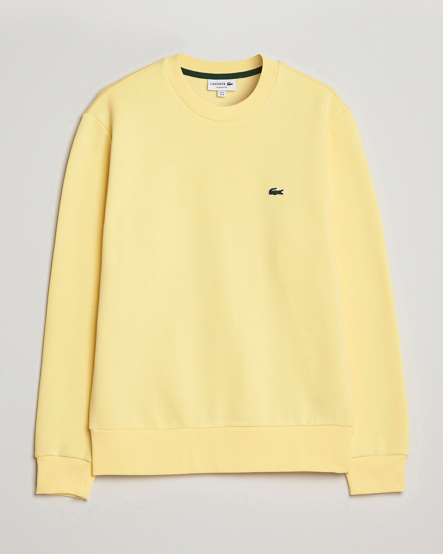 Homme | Pulls Et Tricots | Lacoste | Crew Neck Sweatshirt Yellow