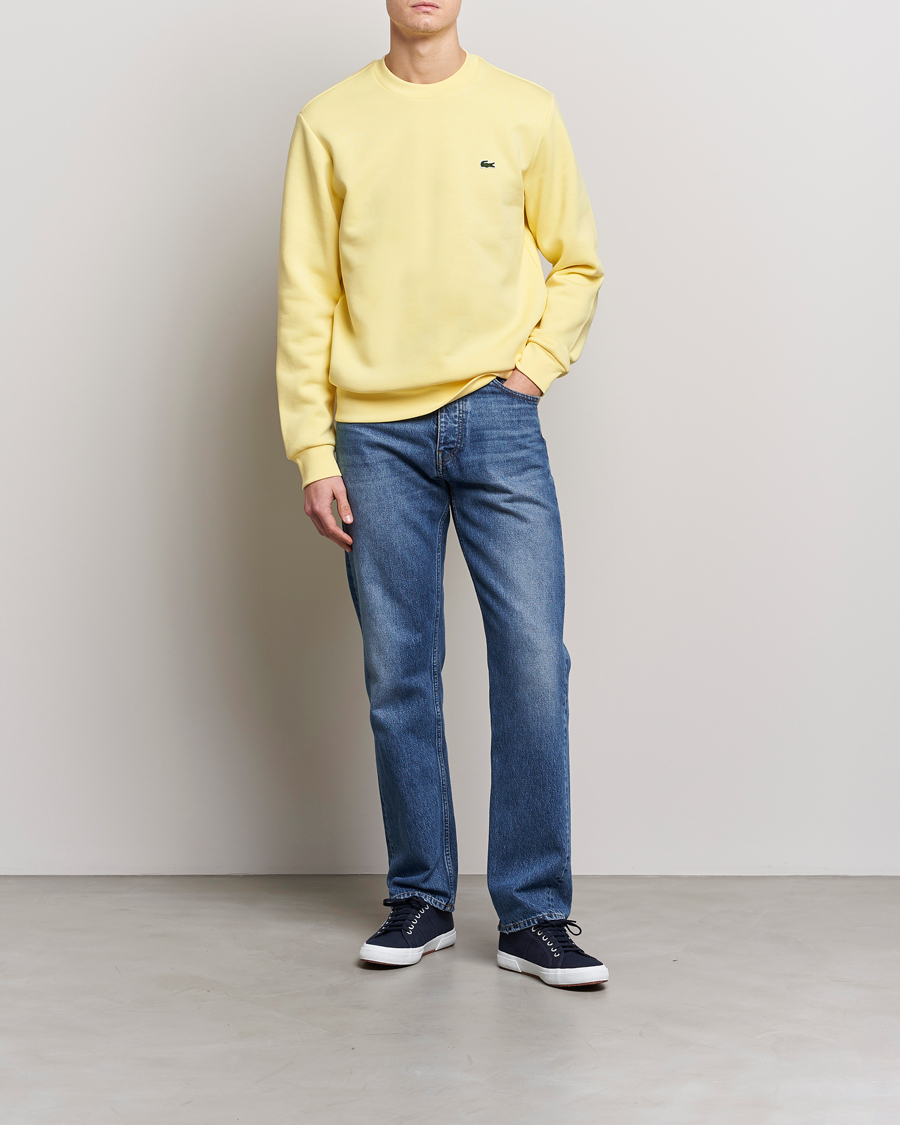 Homme | Pulls Et Tricots | Lacoste | Crew Neck Sweatshirt Yellow