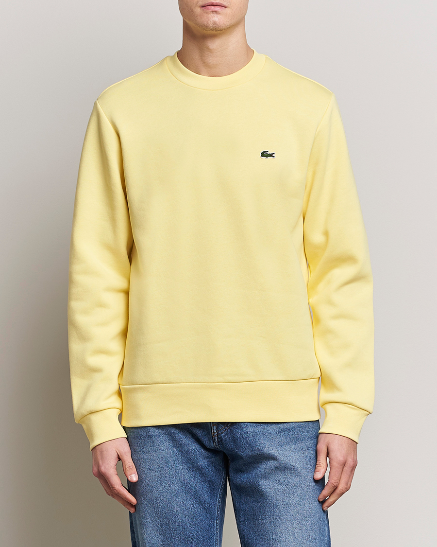 Homme | Pulls Et Tricots | Lacoste | Crew Neck Sweatshirt Yellow