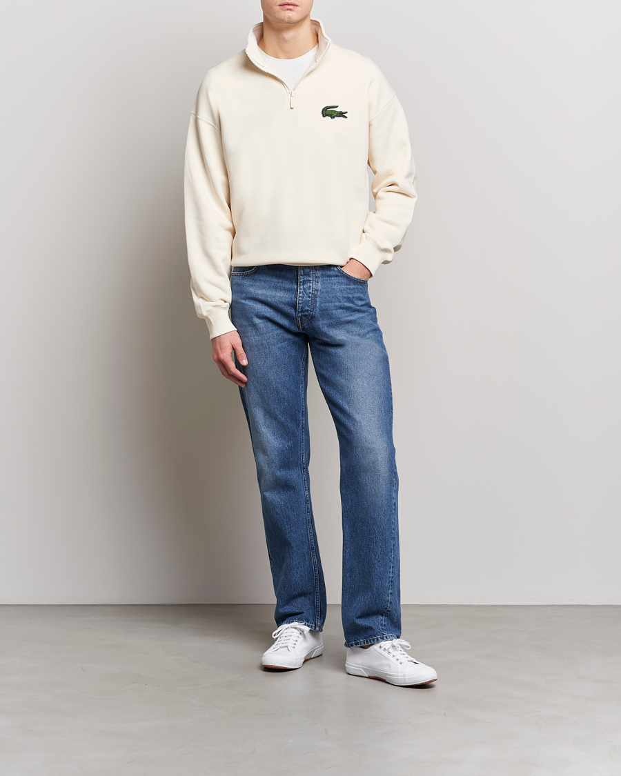 Homme | Pulls Et Tricots | Lacoste | Organic Cotton Half Zip Sweater Lapland