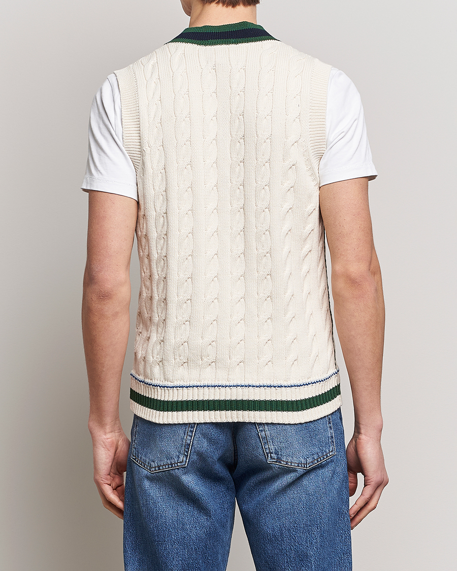 Homme | Pulls Et Tricots | Lacoste | Contrast V-Neck Vest Lapland