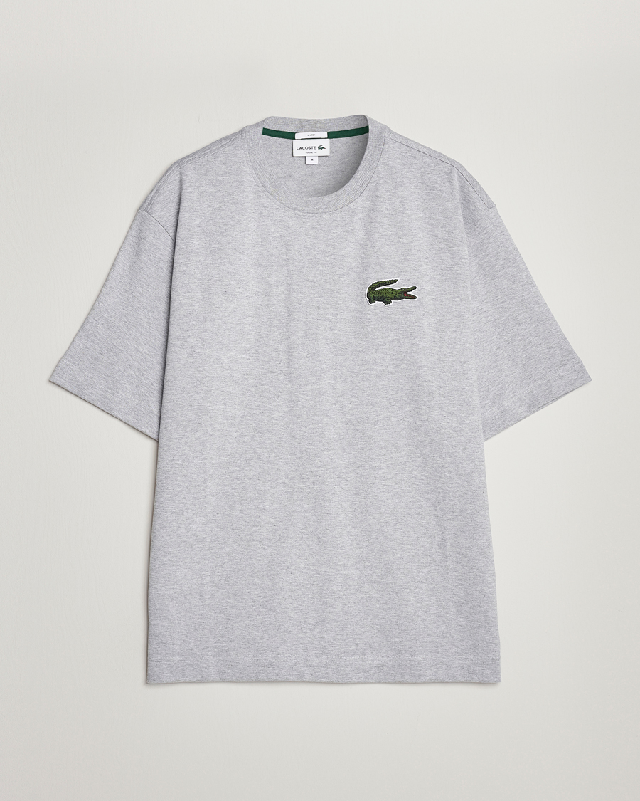 Homme | T-shirts | Lacoste | Loose Fit T-Shirt Silver Chine