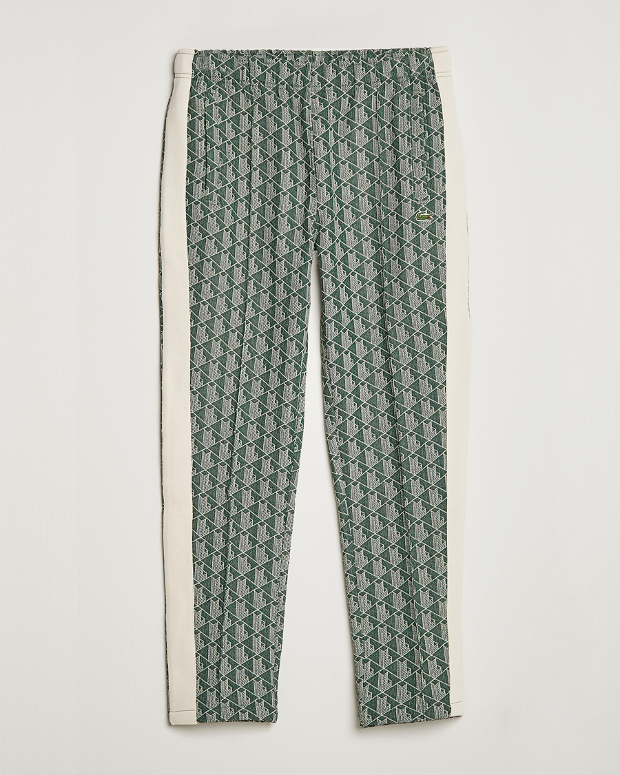 Homme | Pantalons | Lacoste | Monogram Trackpant Green/Wood Shaving