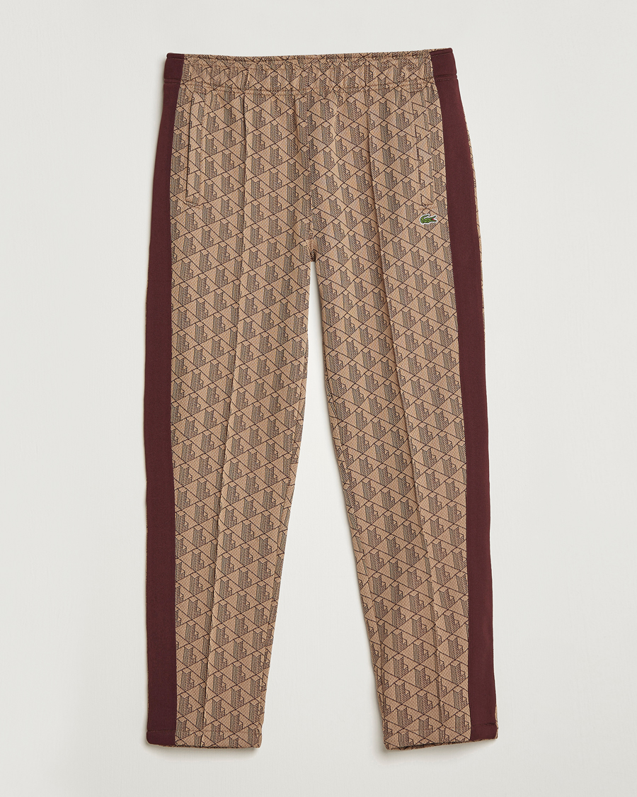 Homme | Pantalons | Lacoste | Monogram Trackpant Viennese/Expresso