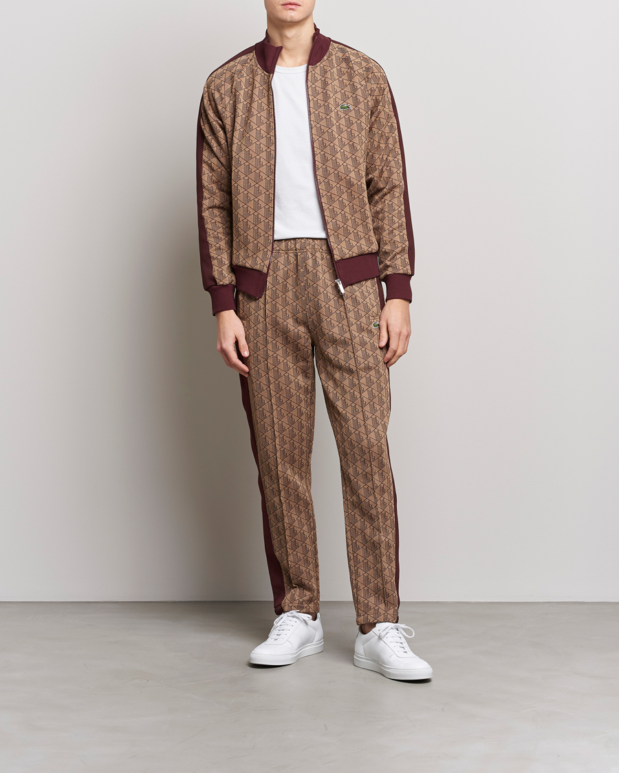Homme | Pantalons | Lacoste | Monogram Trackpant Viennese/Expresso