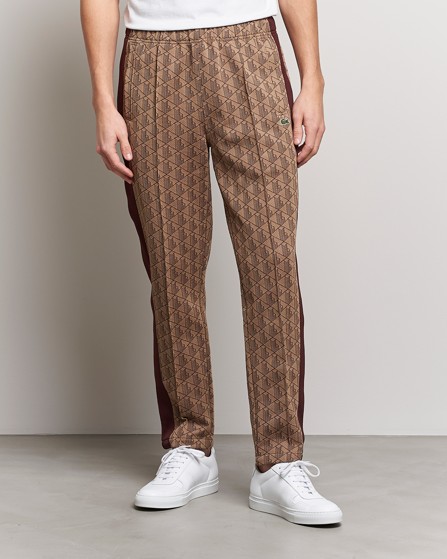 Homme | Pantalons | Lacoste | Monogram Trackpant Viennese/Expresso