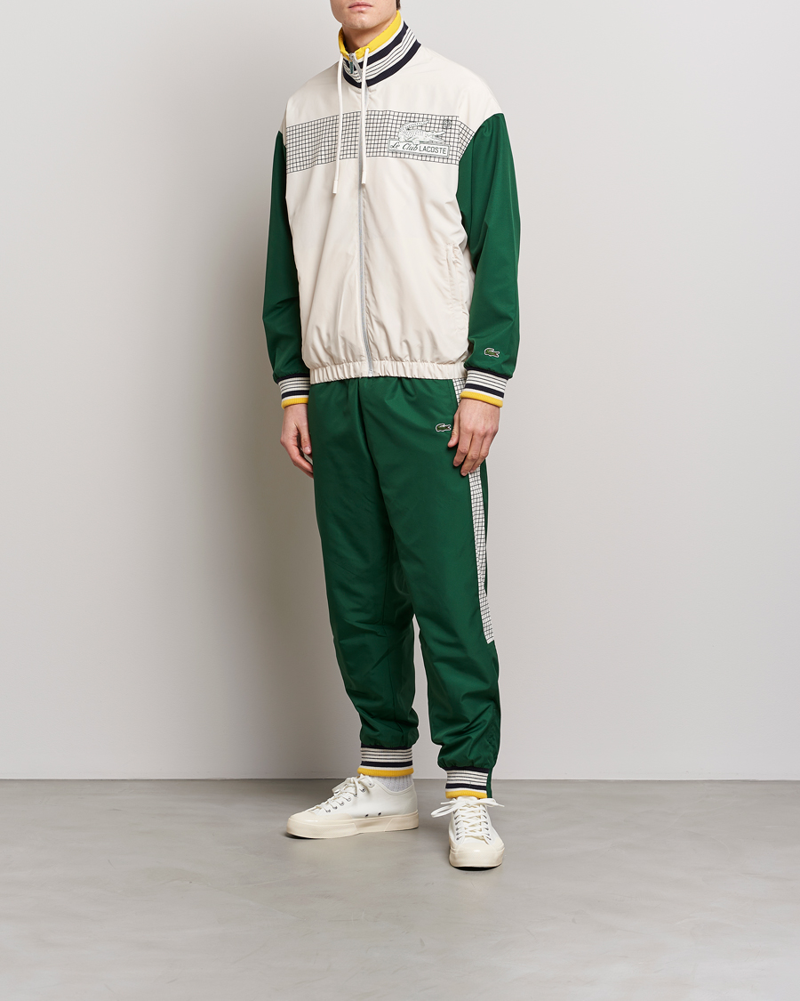 Homme | Pantalons | Lacoste | Héritage Striped Trackpants Green/Lapland