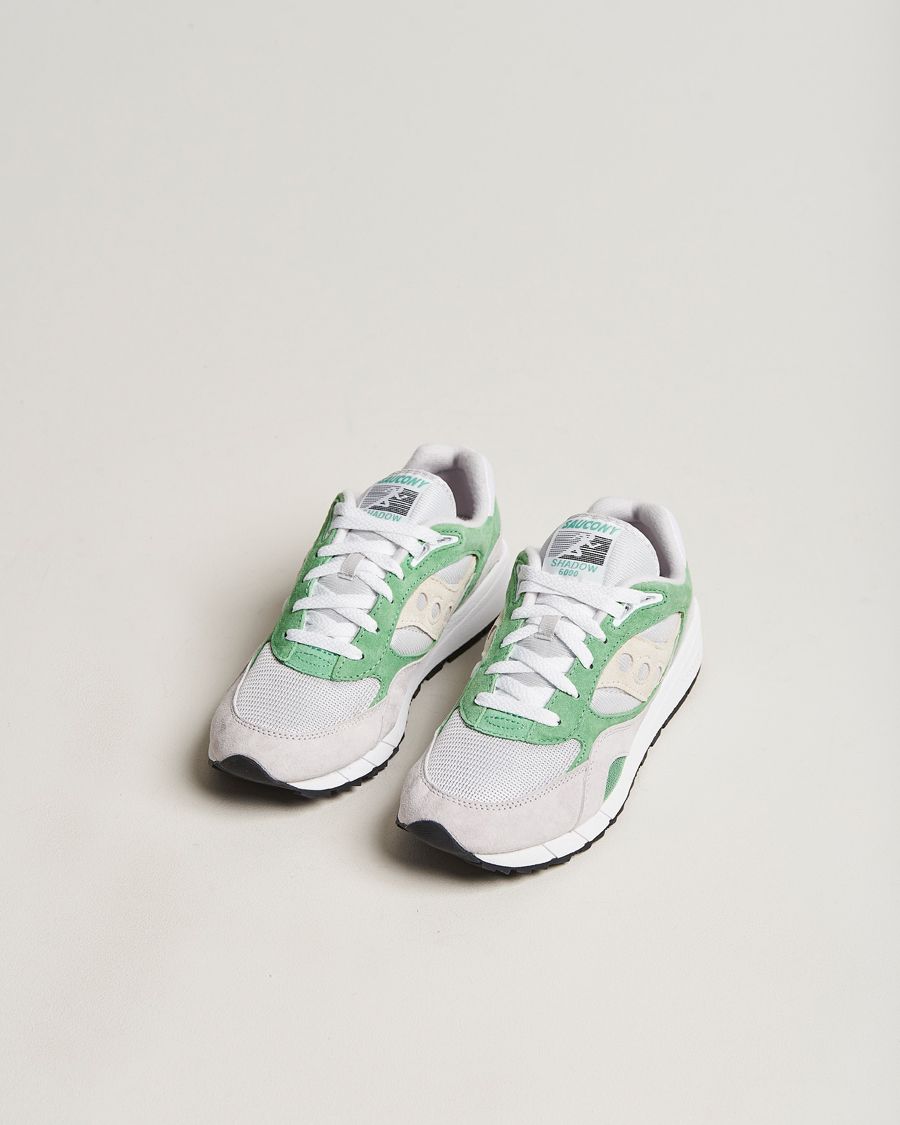 Homme | Saucony Shadow 6000 Sneaker Green/Grey | Saucony | Shadow 6000 Sneaker Green/Grey