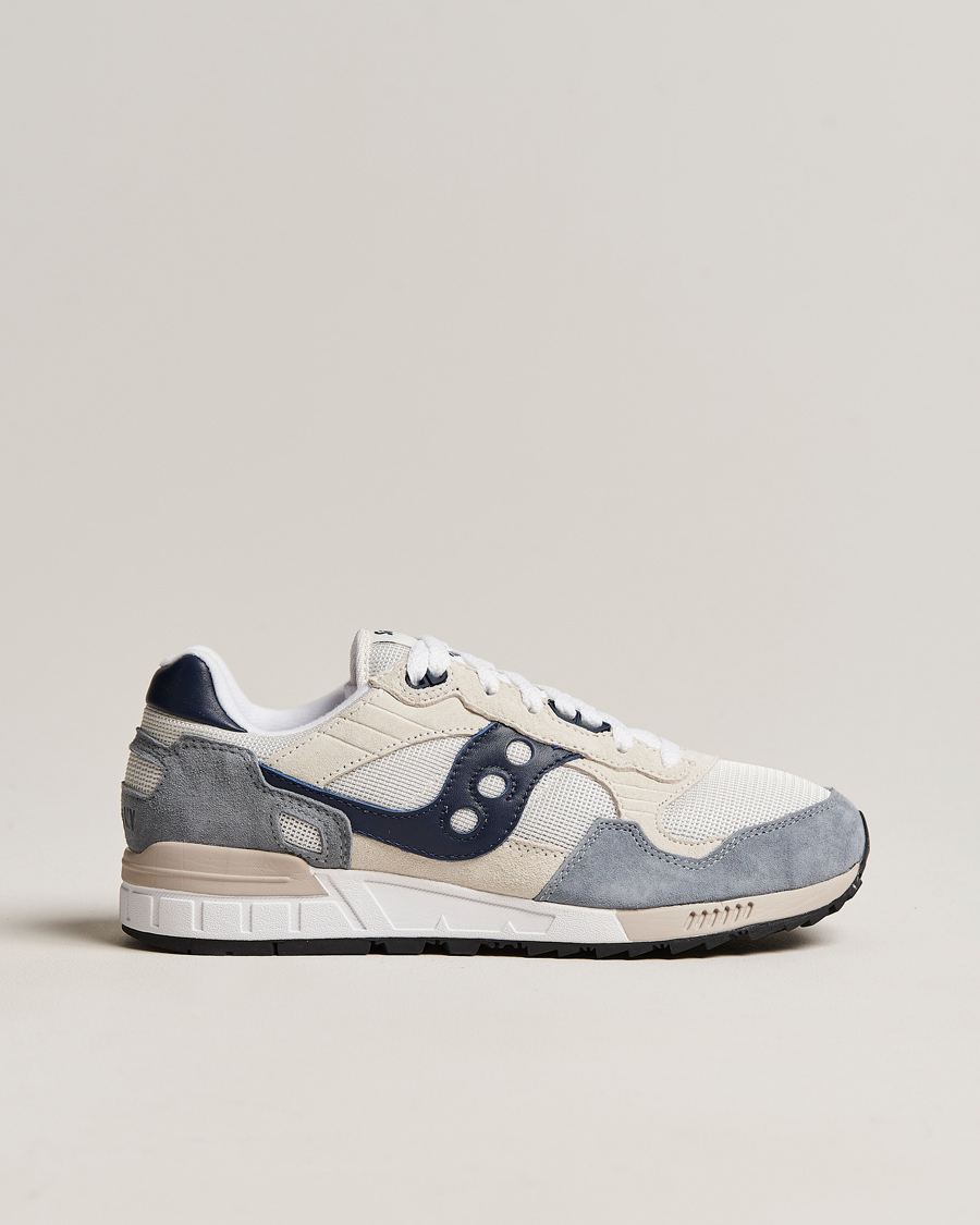 Homme | Saucony Shadow 5000 Sneaker Light Grey/Navy | Saucony | Shadow 5000 Sneaker Light Grey/Navy