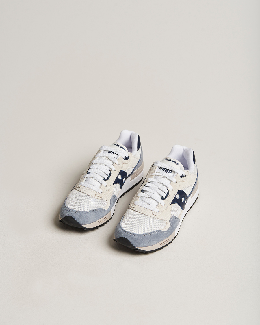 Homme | Saucony Shadow 5000 Sneaker Light Grey/Navy | Saucony | Shadow 5000 Sneaker Light Grey/Navy