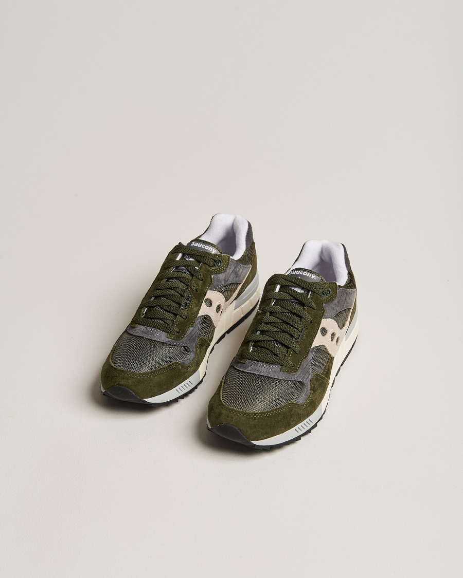 Homme | Saucony Shadow 5000 Sneaker Green/Grey | Saucony | Shadow 5000 Sneaker Green/Grey