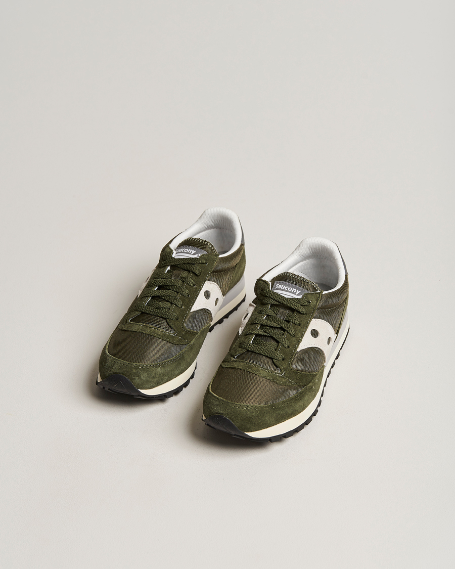 Homme | Saucony Jazz 81 Sneaker Green/Silver | Saucony | Jazz 81 Sneaker Green/Silver