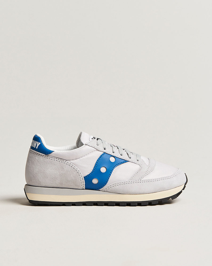 Homme | Saucony Jazz 81 Sneaker Grey/Blue | Saucony | Jazz 81 Sneaker Grey/Blue