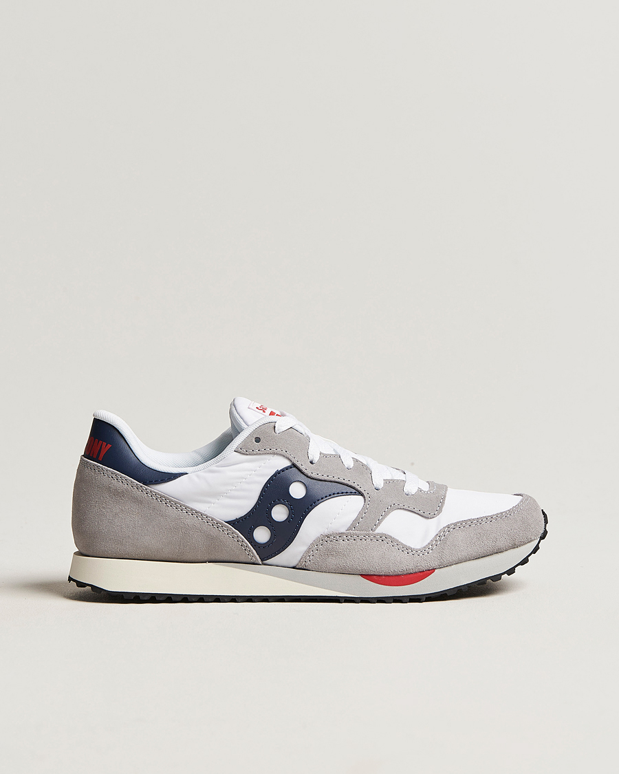 Homme | Saucony DXN Trainer Sneaker White/Navy | Saucony | DXN Trainer Sneaker White/Navy