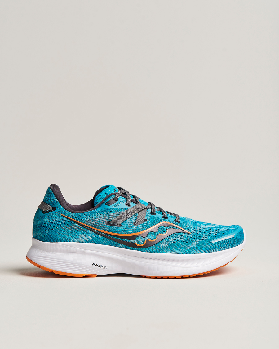 Homme | Saucony Guide 16 Running Sneakers Agave/Marigold | Saucony | Guide 16 Running Sneakers Agave/Marigold