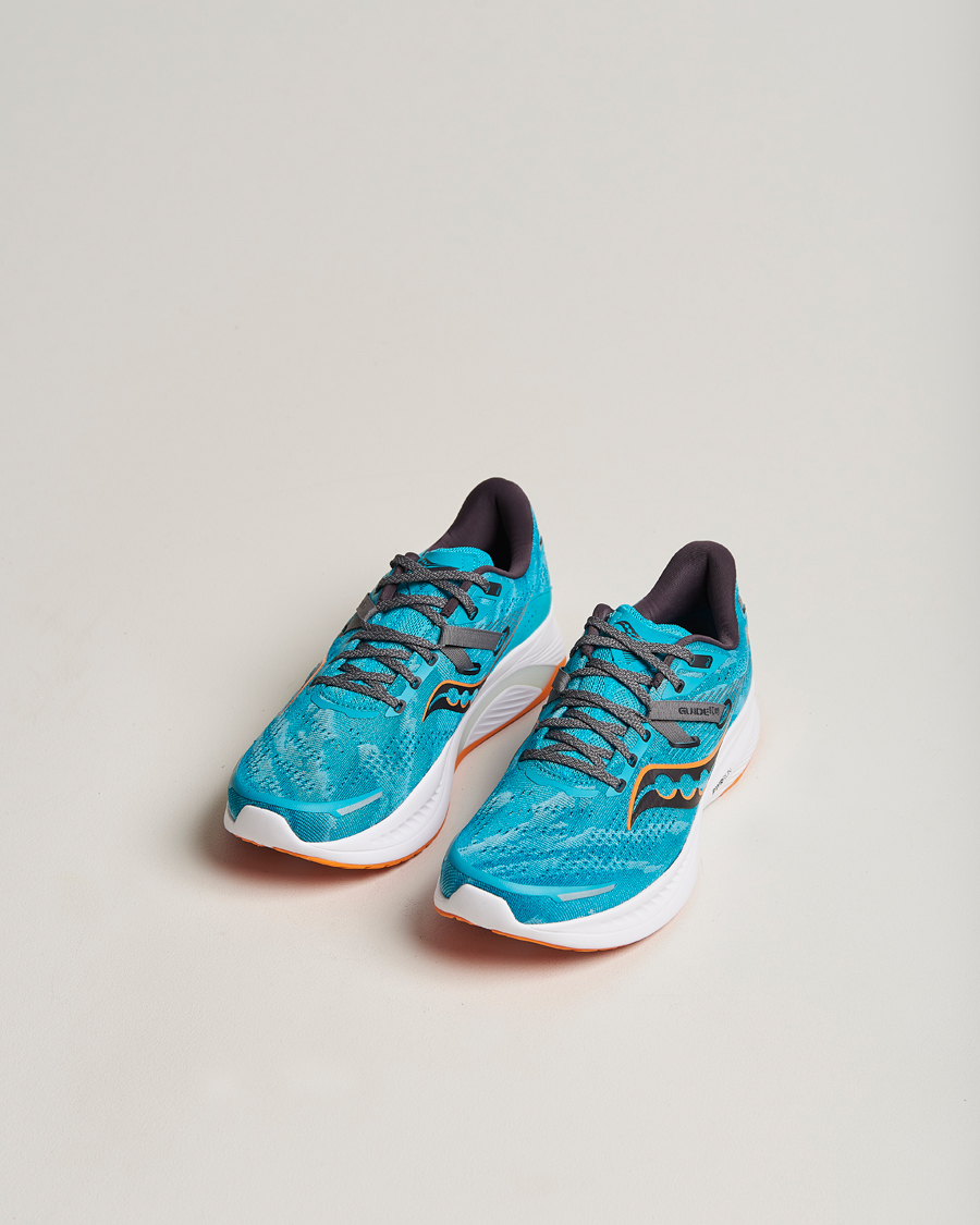 Homme | Saucony Guide 16 Running Sneakers Agave/Marigold | Saucony | Guide 16 Running Sneakers Agave/Marigold