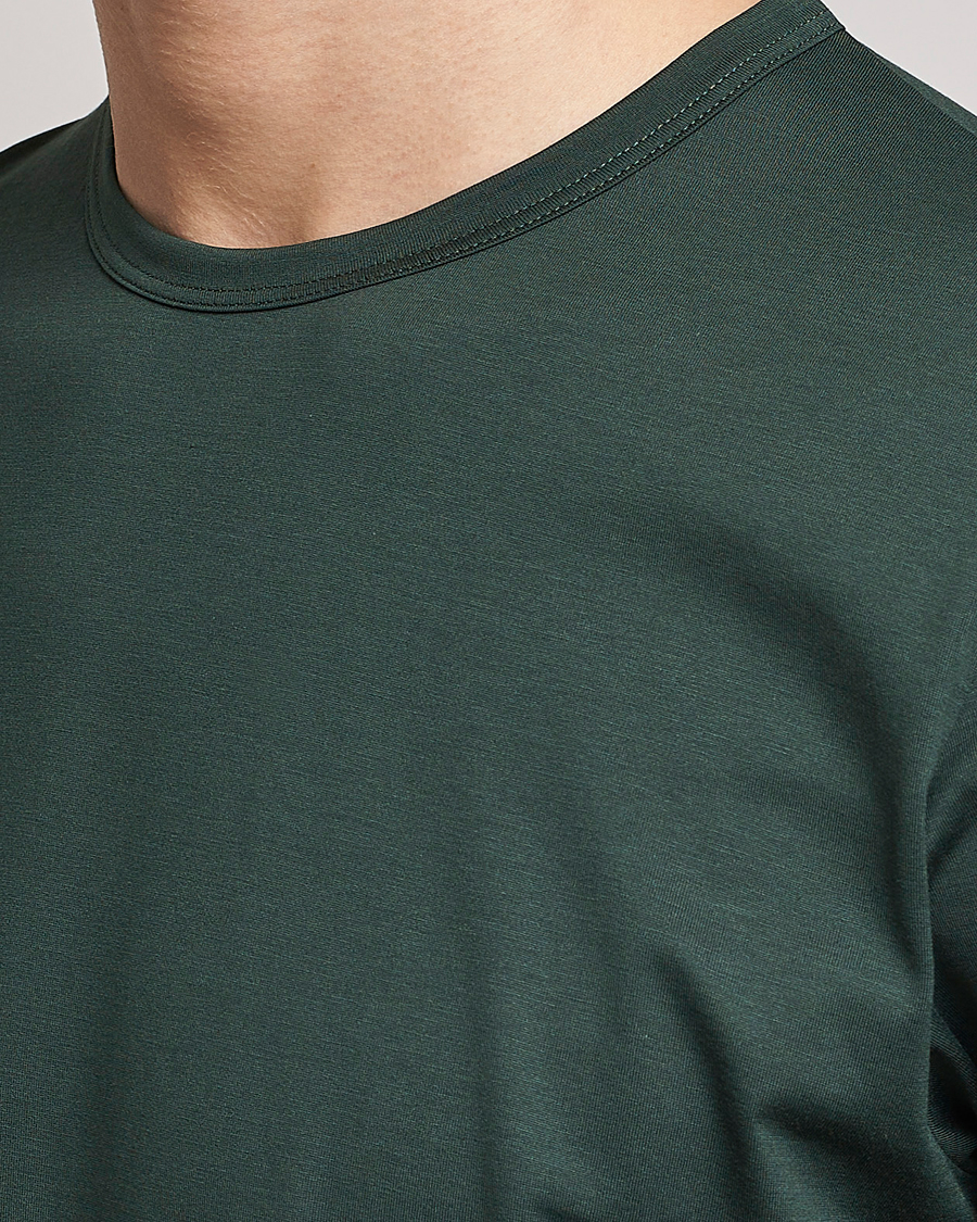 Homme | T-shirts | Sunspel | Crew Neck Cotton Tee Seaweed