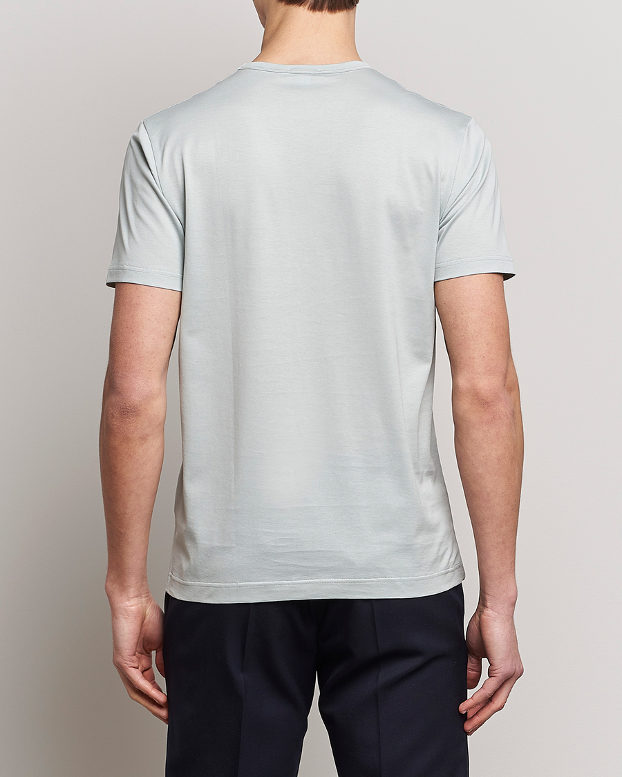 Homme | T-shirts | Sunspel | Crew Neck Cotton Tee Laurel