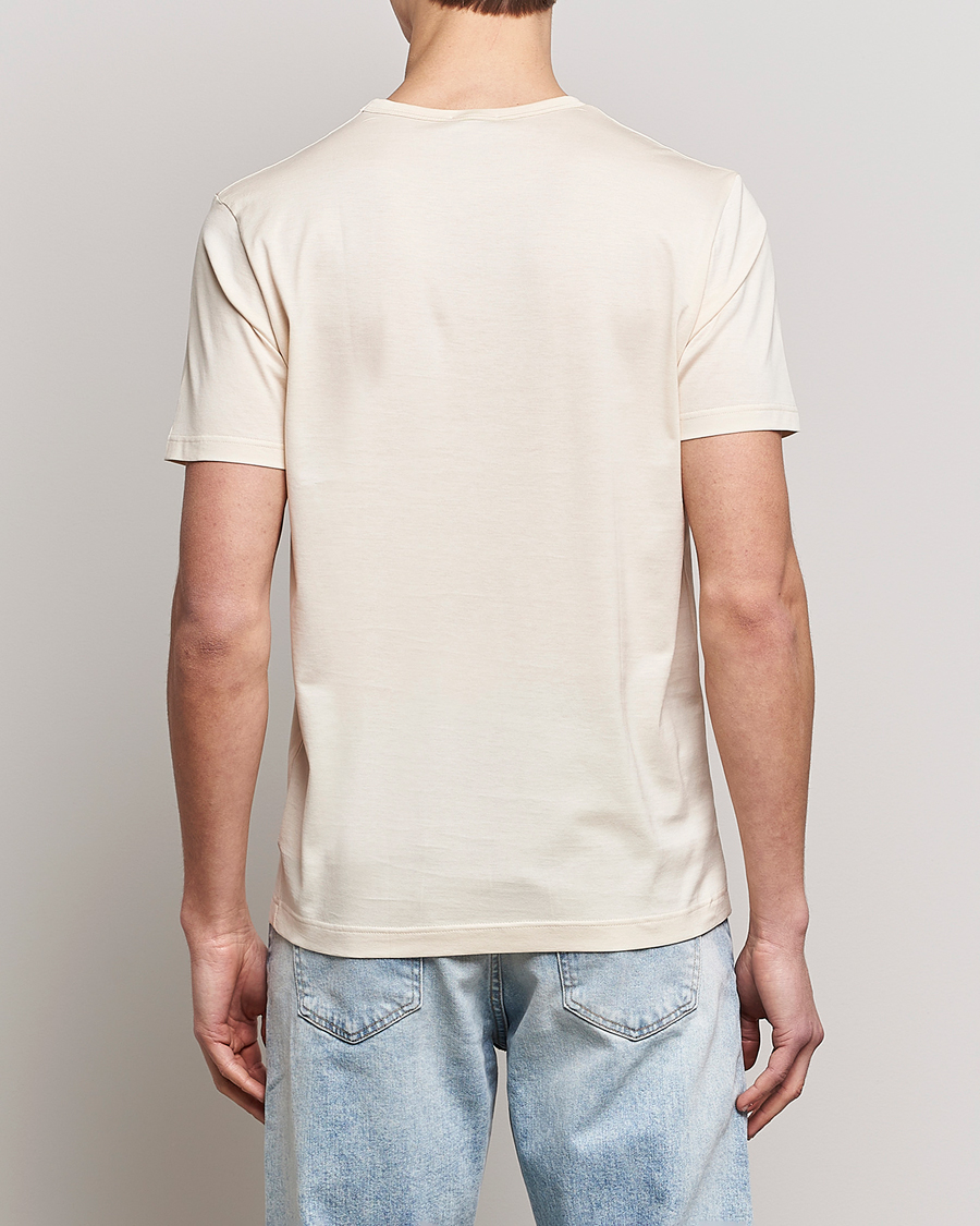 Homme | T-shirts | Sunspel | Crew Neck Cotton Tee Undyed