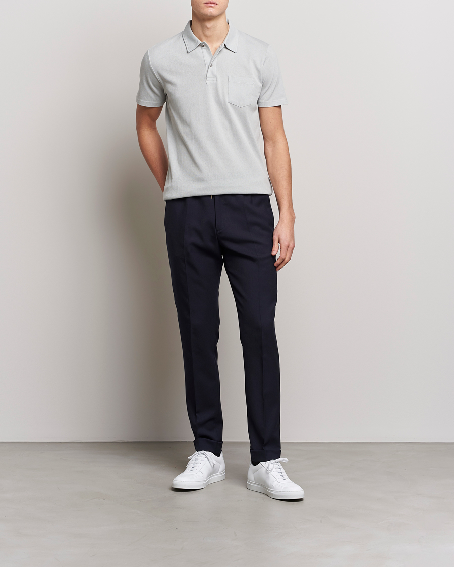 Homme | Polos | Sunspel | Riviera Polo Shirt Laurel