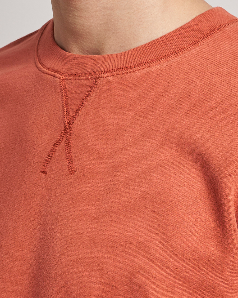 Homme | Pulls Et Tricots | Sunspel | Loopback Sweatshirt Burnt Sienna