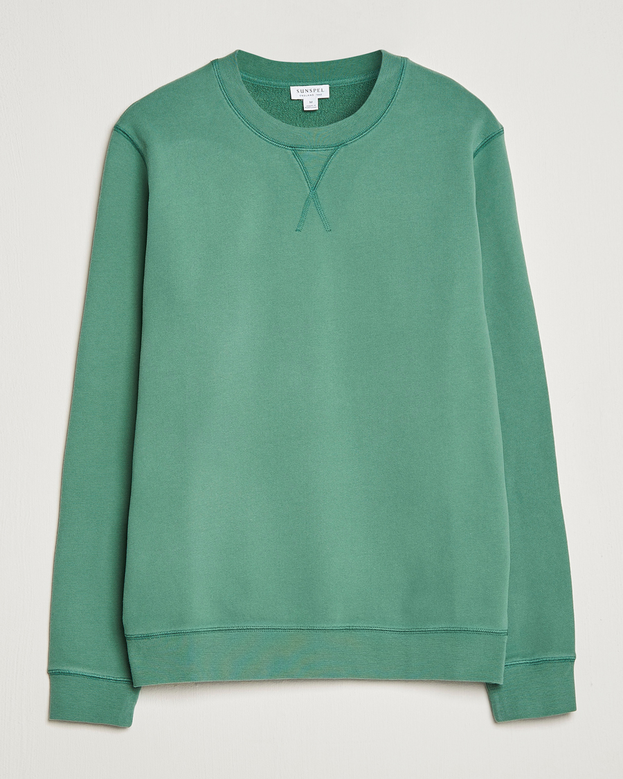 Homme | Pulls Et Tricots | Sunspel | Loopback Sweatshirt Thyme