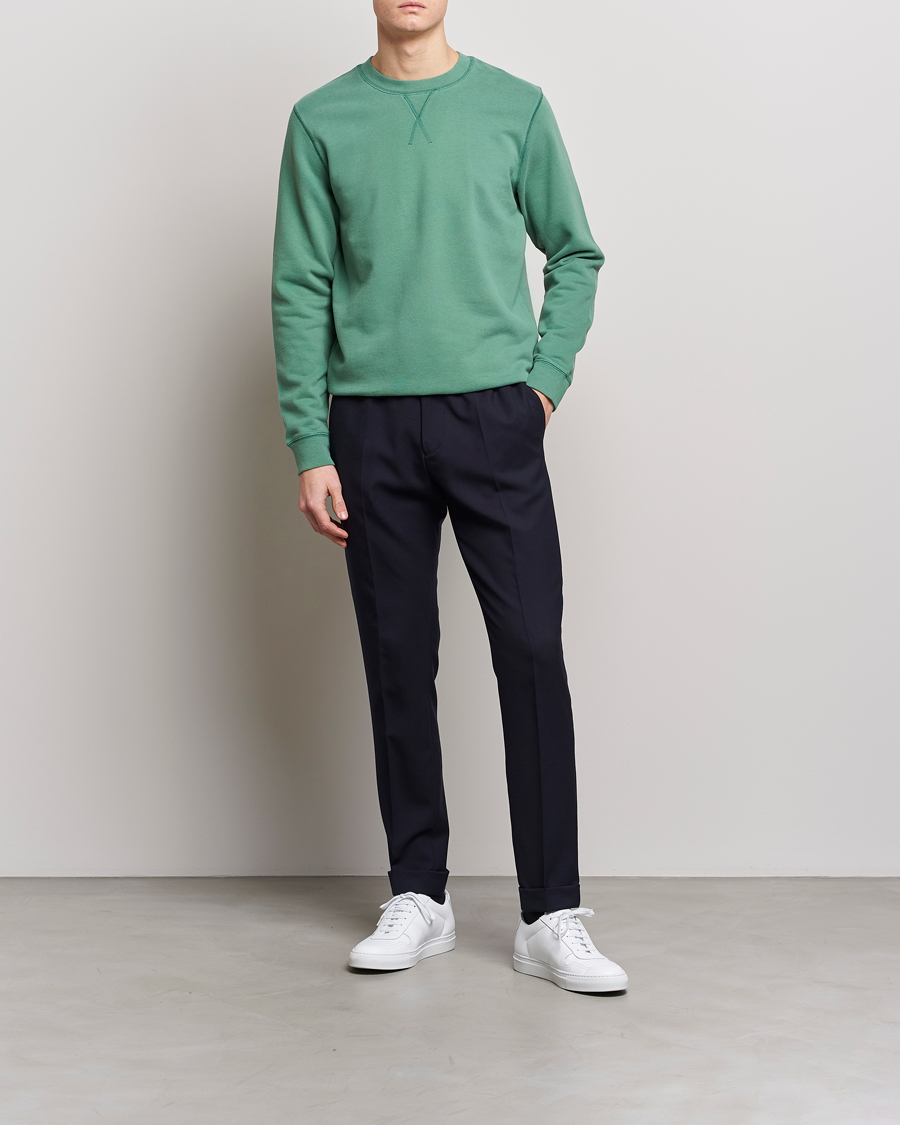 Homme | Pulls Et Tricots | Sunspel | Loopback Sweatshirt Thyme