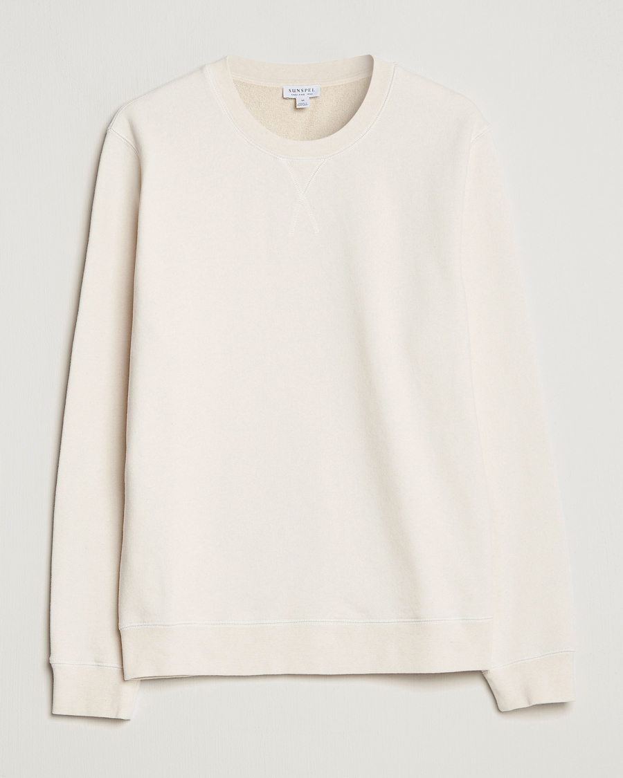 Homme | Pulls Et Tricots | Sunspel | Loopback Sweatshirt Undyed