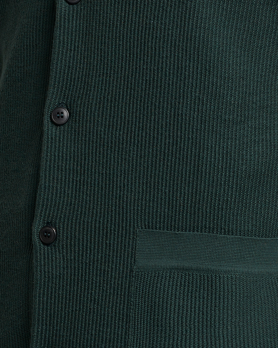 Homme | Pulls Et Tricots | Sunspel | Knitted Cotton Jacket Seaweed