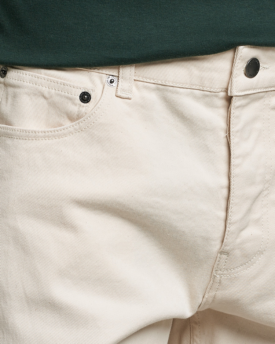 Homme | Pantalons | Sunspel | Five Pocket Cotton Twill Trousers Undyed